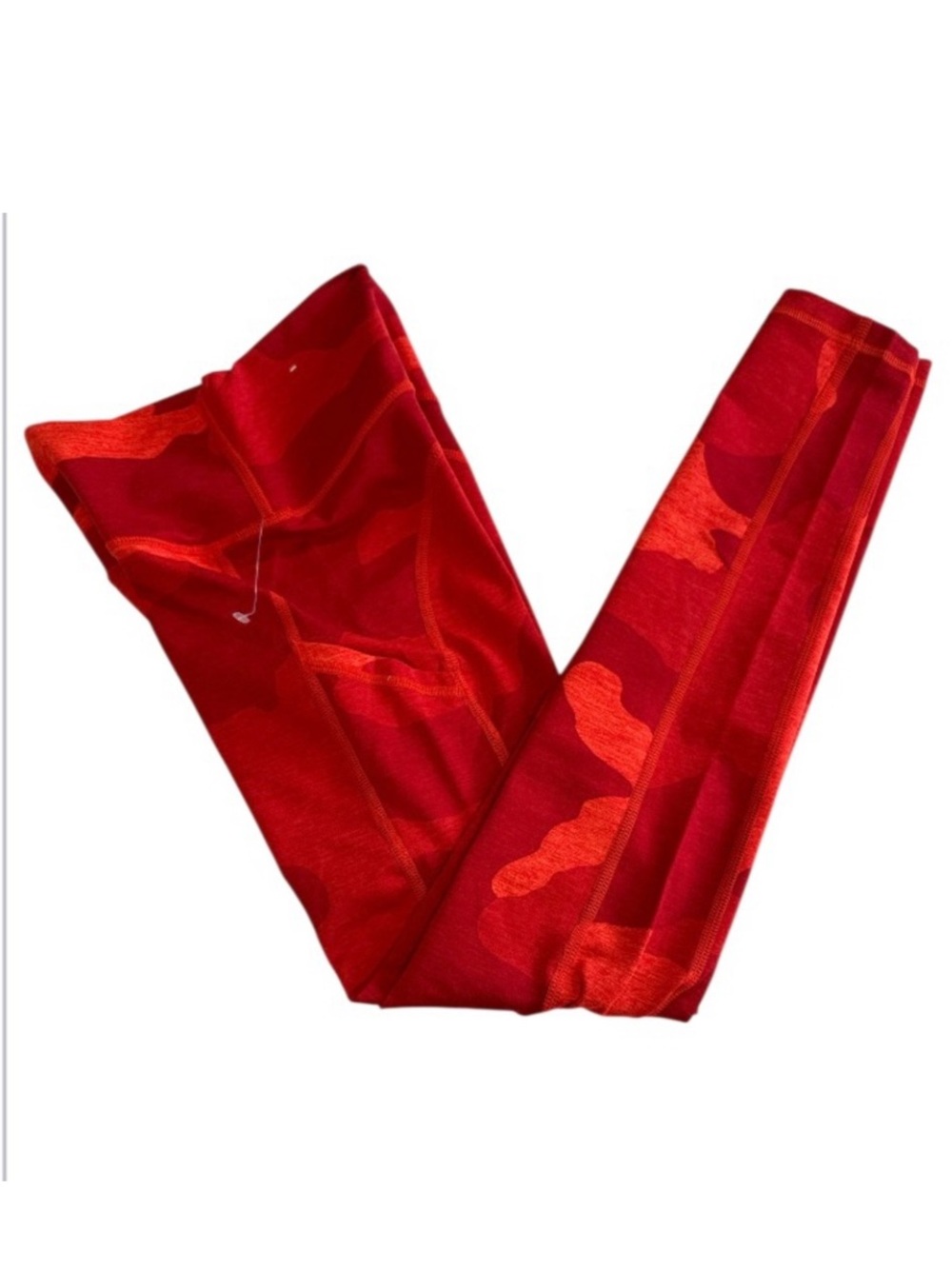 NWOT OFFLINE BY AERIE Vibrant Red Camo Activewear Leggings With Pockets XS